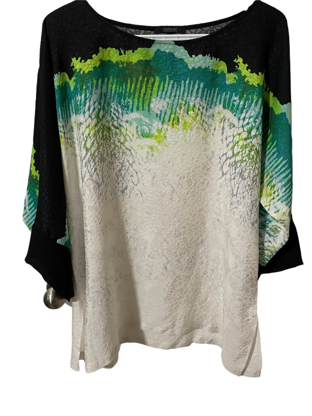Dressori Silk Printed Tunic Size XL
